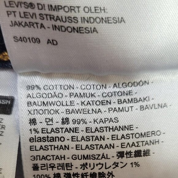 Levi’s 511 Black Label Slim Fit Jeans 36x34 - Picture 5 of 6